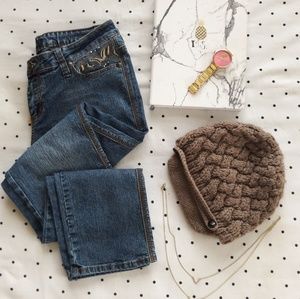 OTB Jeans w/ Copper Stiching Accents